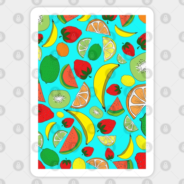 Fruit Salad Yummy Yummy Sticker by halideO